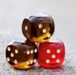 Three dice