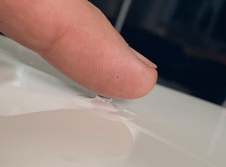 Waterdrop finger counter