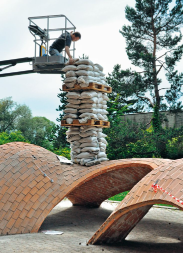 Another load test with bags stacked up