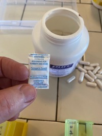 Tiny desiccant packs